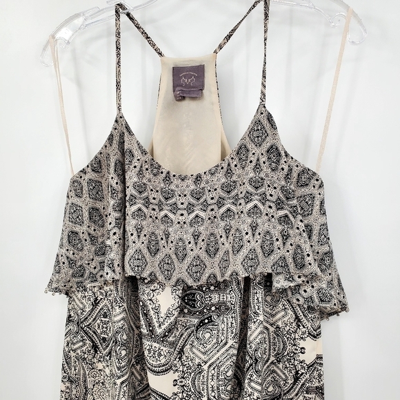 Anthropologie Vanessa Virginia Talitha Beaded Flounce Maxi Dress - Picture 4 of 12